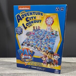 NEW: Paw Patrol the Movie: The Adventure City Lookout Game - Board Game